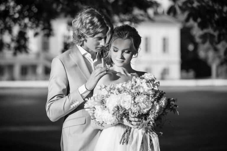 Budapest bride and groom