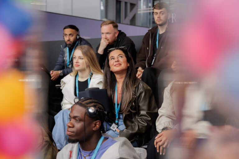 Audience during Mercedes-Benz training conference in Vienna
